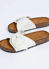 Buckle Slide White