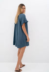 Stardust Dress Steel Blue