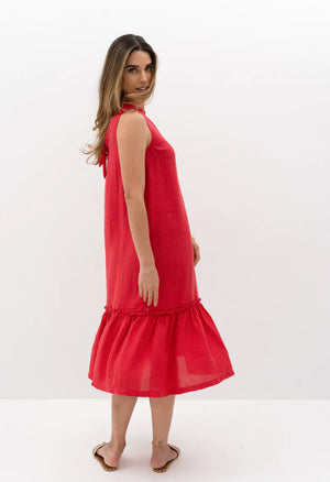 Nusa Dress Pomegranate