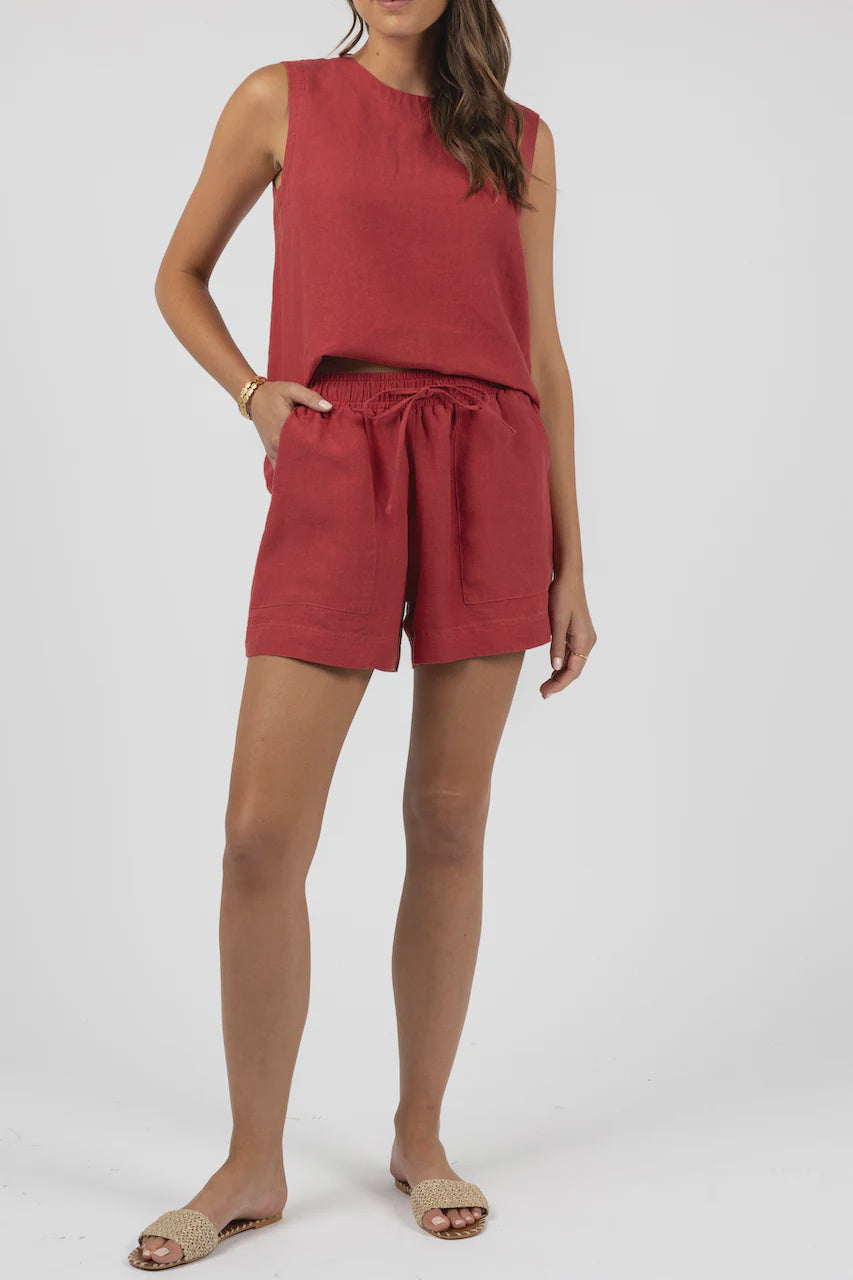 Ramona Shorts / Brick