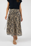 Eden Rouched Skirt Navy