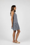 Elisa Dress / Midnight White