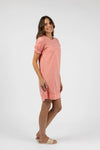 Zeta Shift Dress / Pink & Red