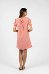 Zeta Shift Dress / Pink & Red