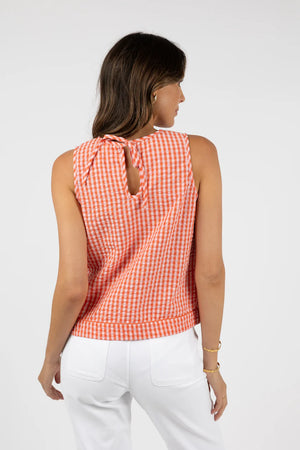 Ana Top / Pink & Red