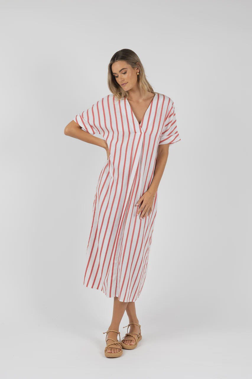 Santos Kaftan / Pink Stripe