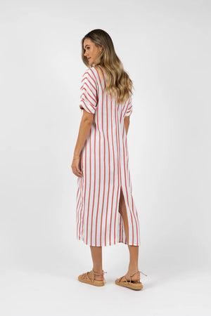 Santos Kaftan / Pink Stripe