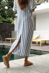 Santos Kaftan / Blue Stripe