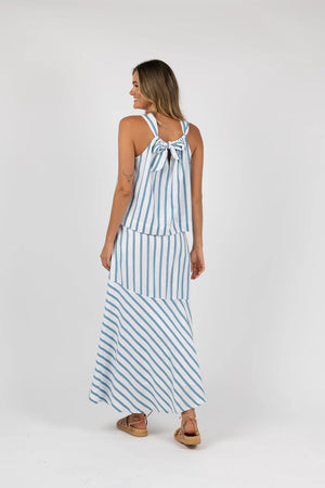 Santos Skirt / Blue Stripe