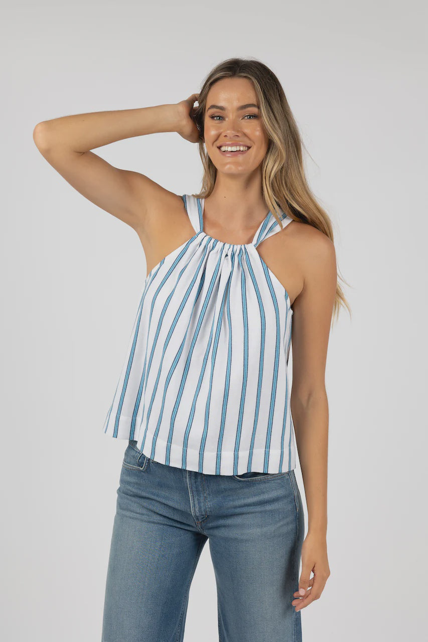 Santos Top / Blue Stripe