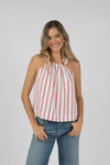 Santos Top Pink Stripe