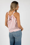 Santos Top Pink Stripe