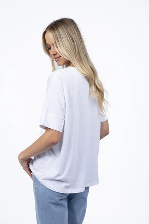 Dippy Tee White
