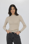 Papillon Skivvy / Cream & Charcoal