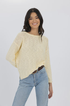 Sofia Sweater / Lemon