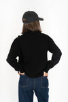 Knox Zip Sweater Black