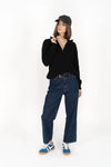 Knox Zip Sweater Black