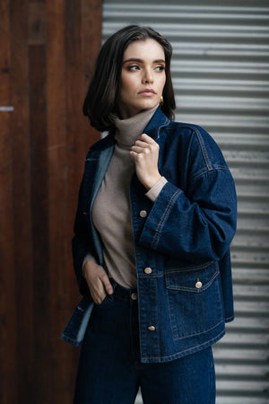 Loz Jacket Dark Blue
