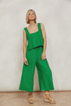 Halcyon Crop Pant Emerald