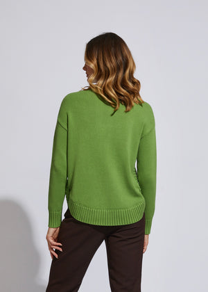 Chunky Cotton Jumper Pickle