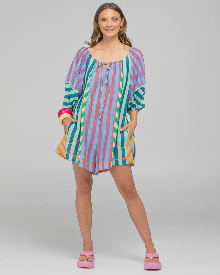 Lucia Playsuit Capri Spliced