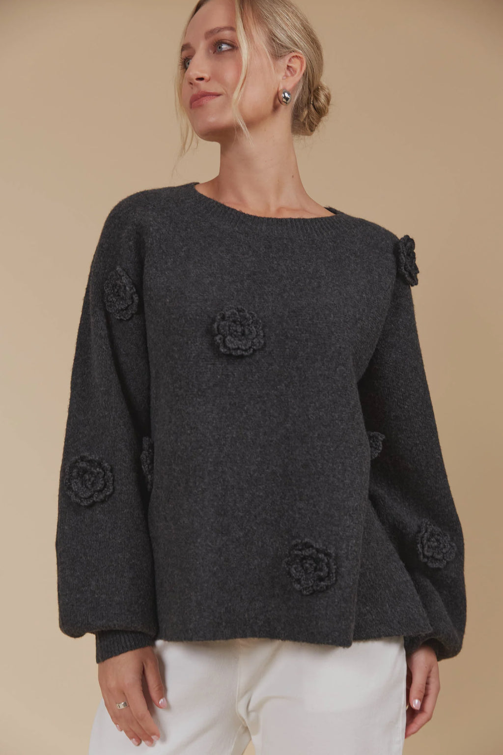 Miru Flower Jumper Ash