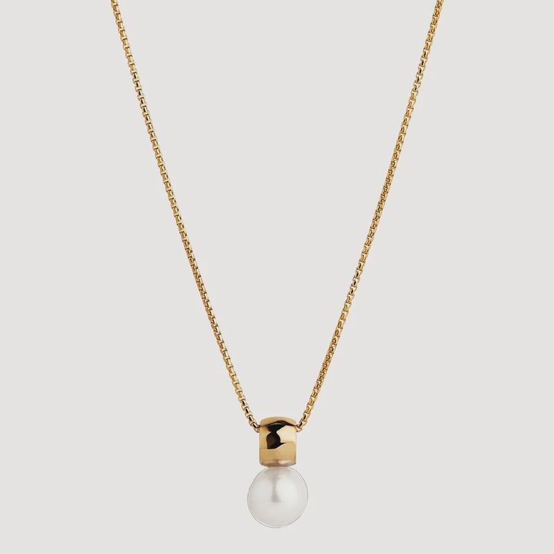 Idyll Pearl Necklace Gold