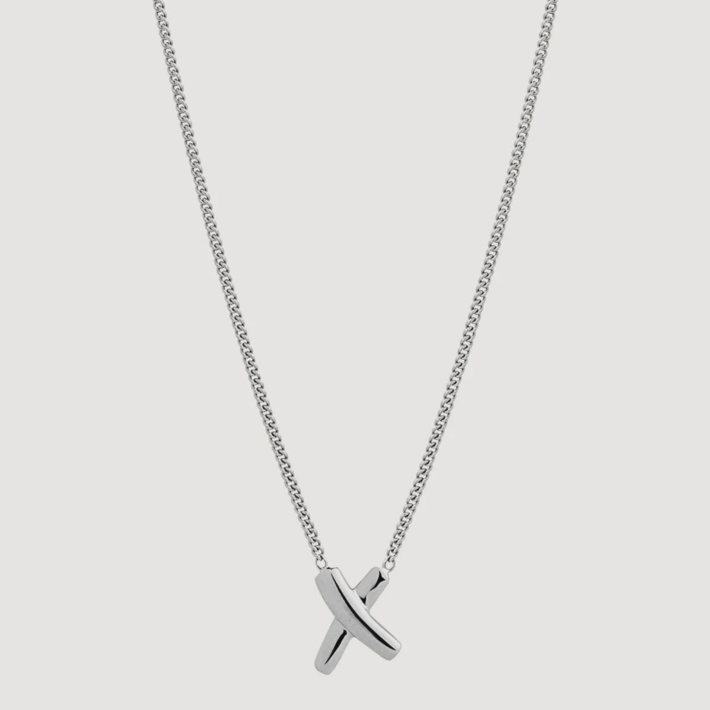 Bisous Silver Necklace