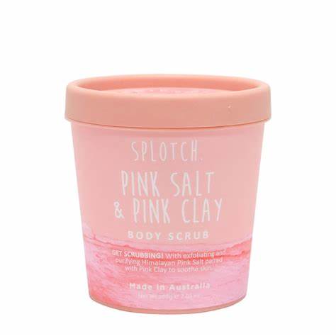 Splotch Body Scrub - Pink Salt & Pink Clay