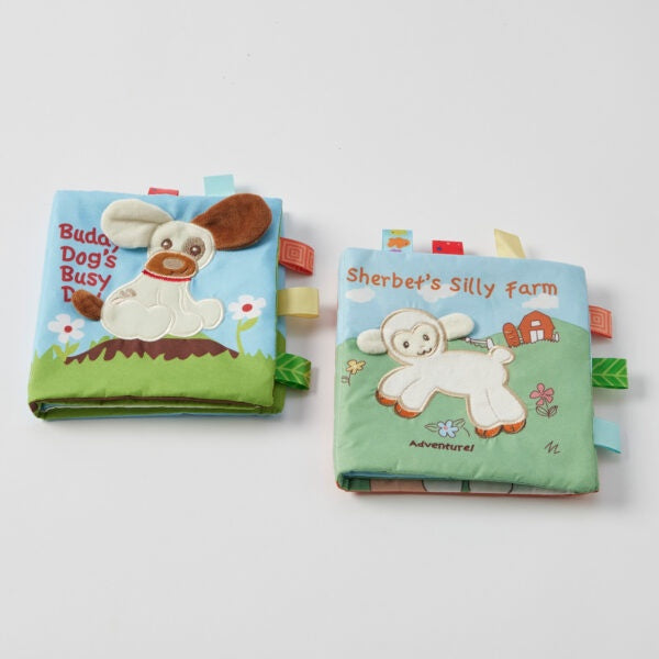 Sherbet's Farm & Buddy Dog's Busy Day Fabric Book Asst
