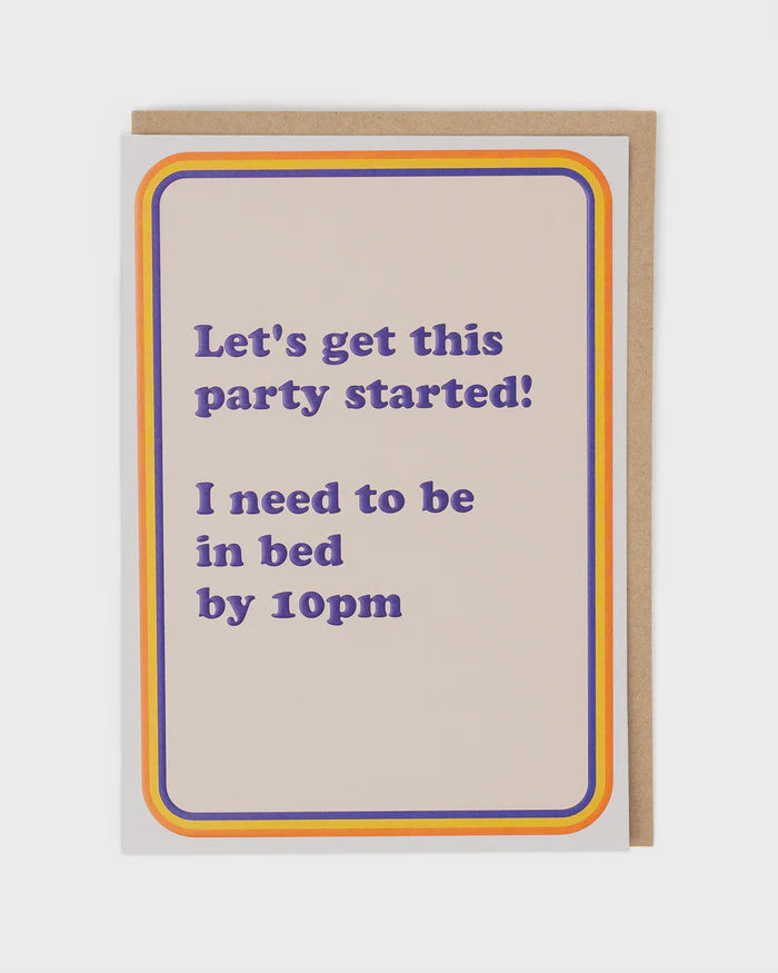 Pina Coladas Party Started Card
