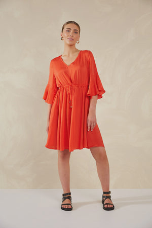 Portofino Tie Dress Aperol