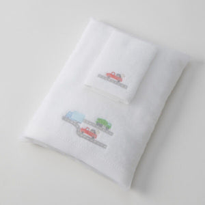 Trucking Along Bath Towel & Face Washer Set