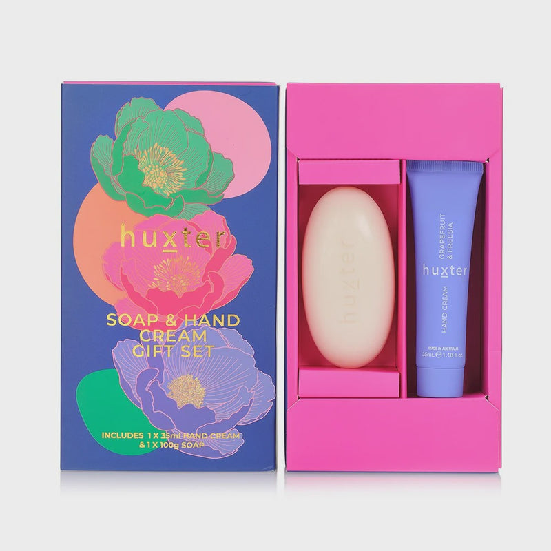 Grapefruit & Freesia Soap & Hand Cream Gift Box