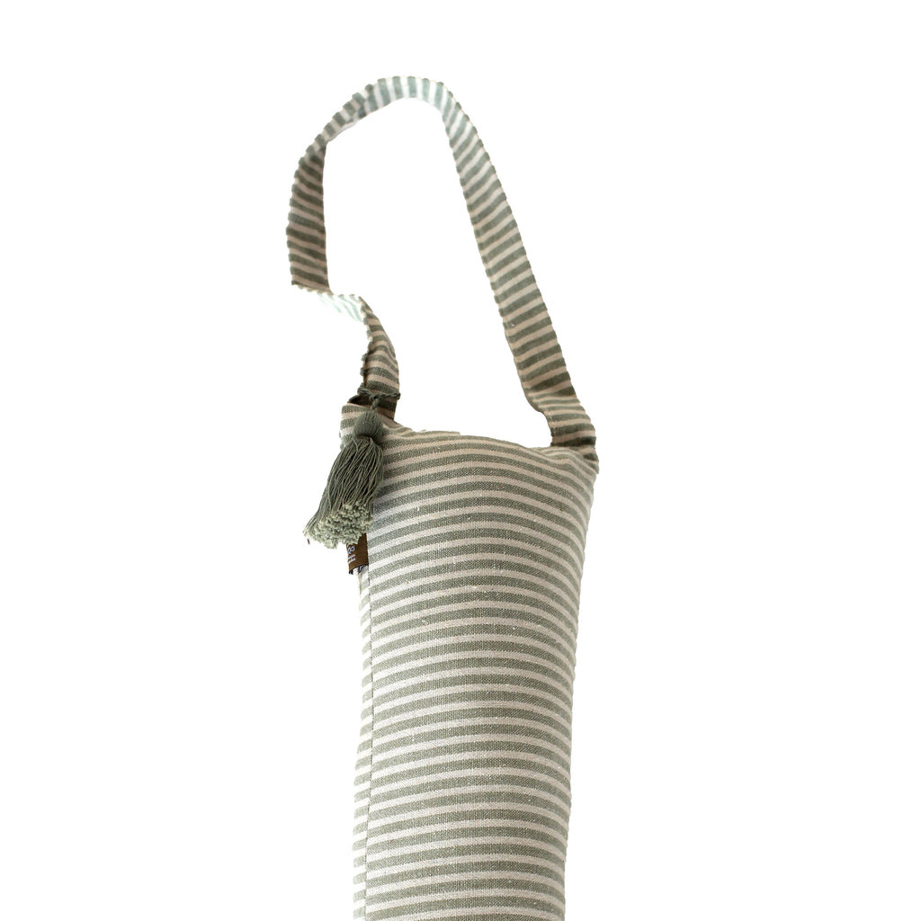 Abby Stripe Draught Stopper Thick Sage