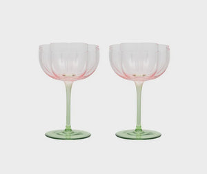 Lotti S/2 Tulip Glasses Coupe