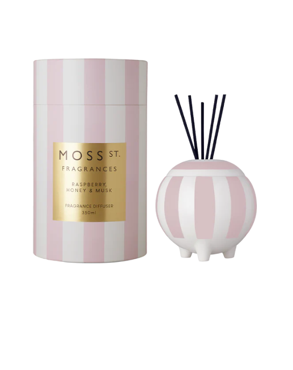 Raspberry , Honey & Musk Ceramic Diffuser 350ml