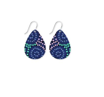 Azeza Possum Dreamtime Iconic Tear Drop Earrings