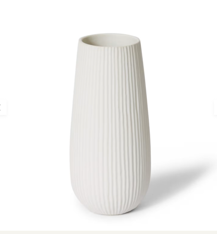 Kadence Vase Matte White 40cm