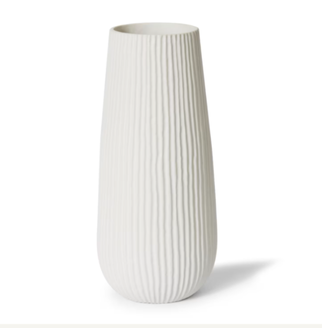 Kadence Vase Matte White 27cm