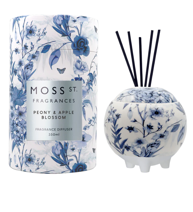 Peony & Apple Blossom Ceramic Diffuser 350ml