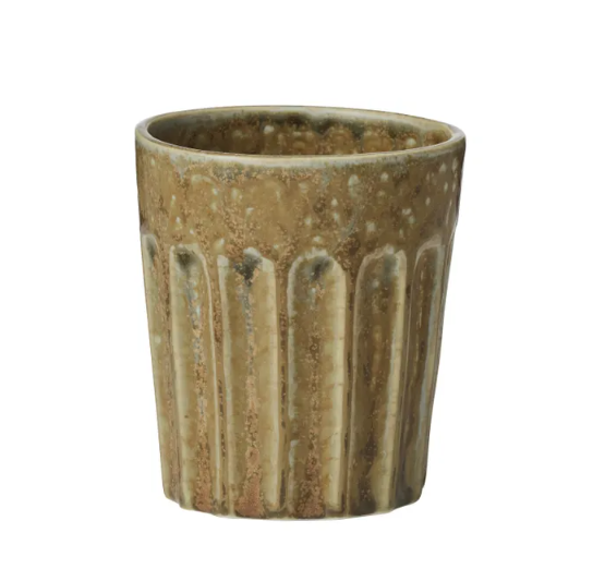 Studio Ceramic Latte Cup Olive