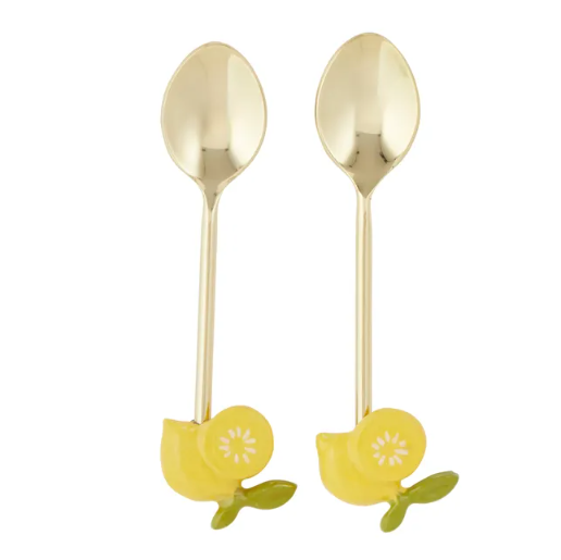 Lemon S/2 Steel Spoons