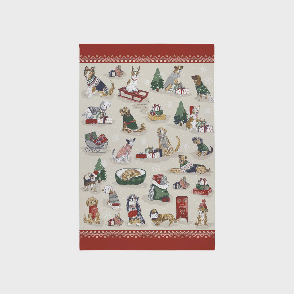 Merry Mutts Cotton Tea Towel