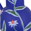 Indigo Vase with Handle