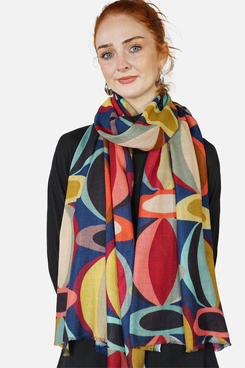 Wool Spectral Spheres Scarf