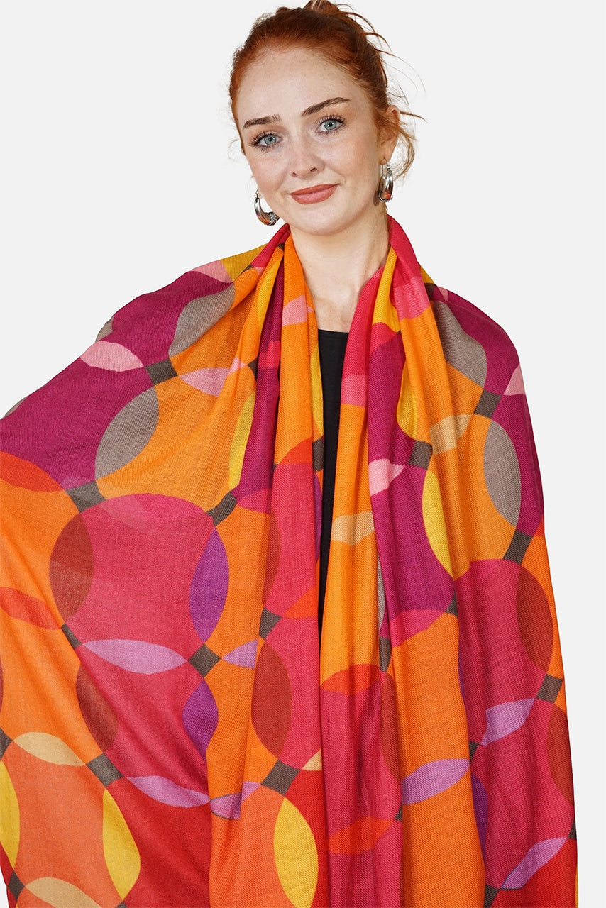 Wool Venn Scarf Warm