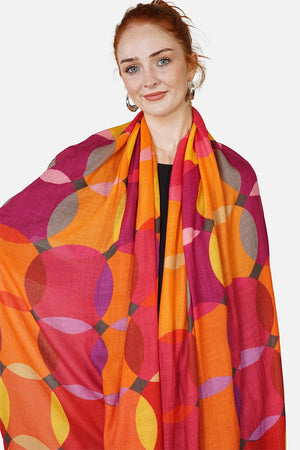 Wool Venn Scarf Warm