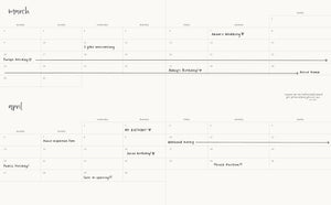 2025 Planner Grande Horizontal Weekly Brooklyn