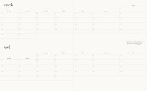 2025 Planner Grande Horizontal Weekly Brooklyn